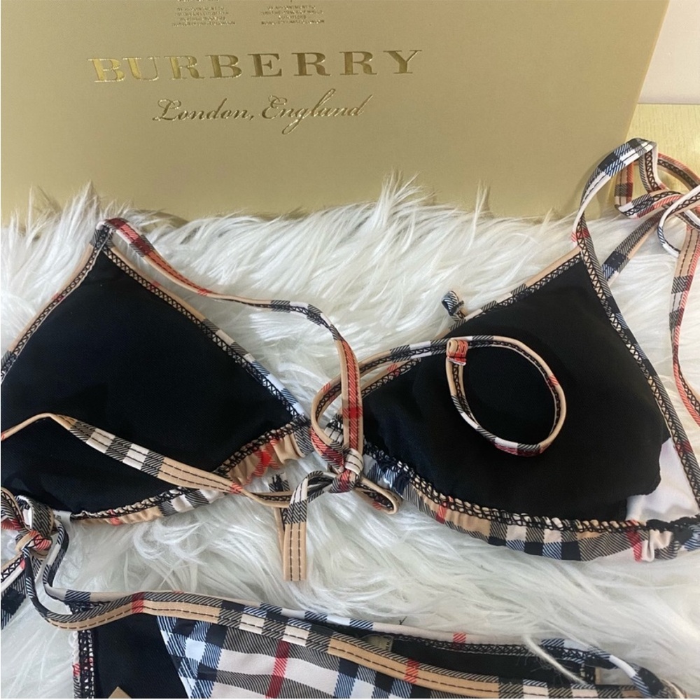 Burberry Checkered Bikini Set - image 6